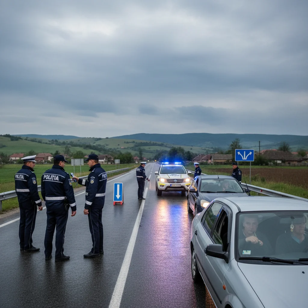 56 de șoferi verificați în ultimele 24 de ore