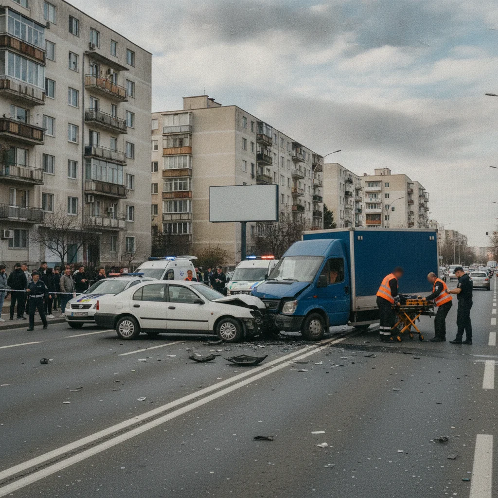 Accident pe Bd. Tudor Vladimirescu / Orly din Drobeta: un rănit