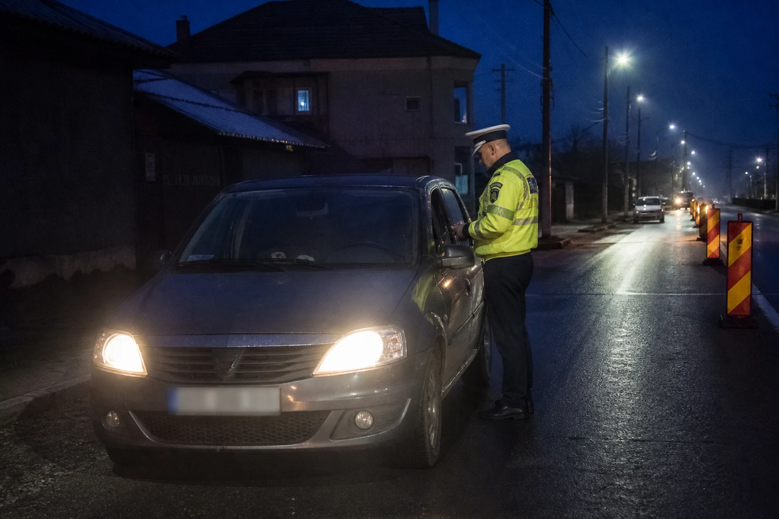 Accident pe strada Republicii din Vânju Mare, dosar pentru alcool
