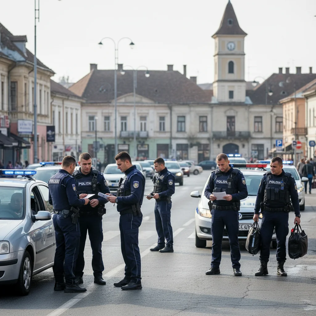 Acțiuni ale poliției din Mehedinți: 220 de sancțiuni într-o zi