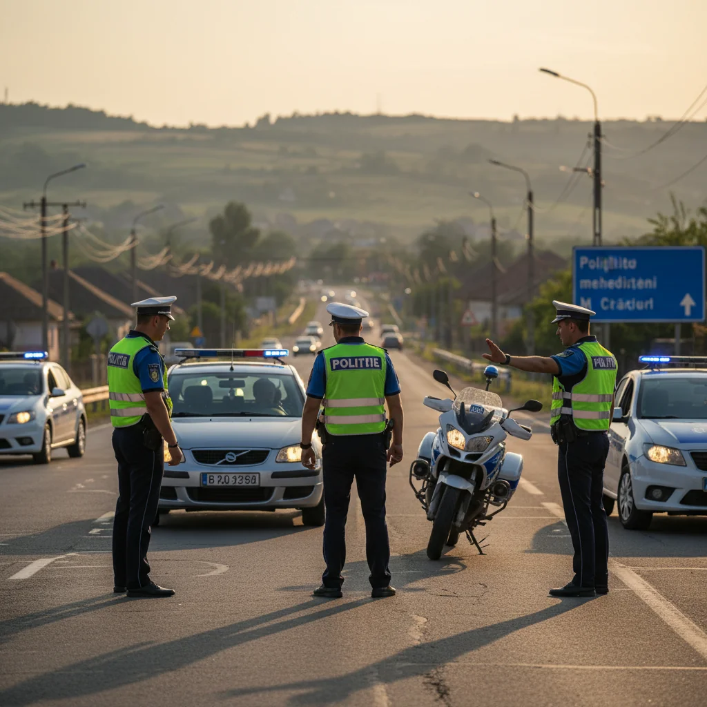 Acțiuni extinse ale polițiștilor în Drobeta-Turnu Severin și județul Mehedinți pentru siguranța rutieră