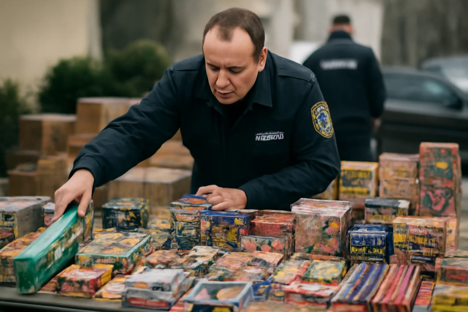 autoritățile confiscă peste 500 kg de articole pirotehnice
