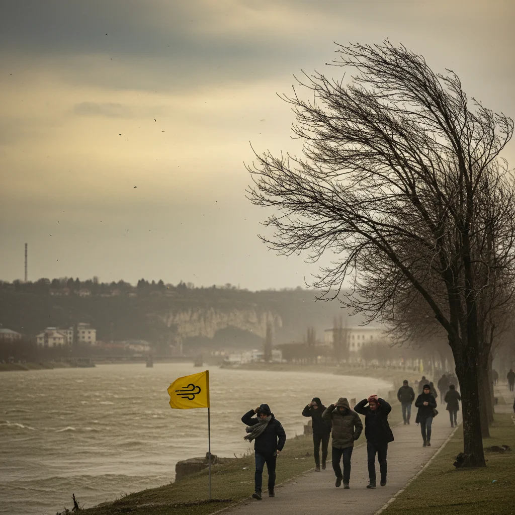 Avertizare de vânt puternic la Drobeta Turnu-Severin: Cod Galben emis pentru 30 decembrie