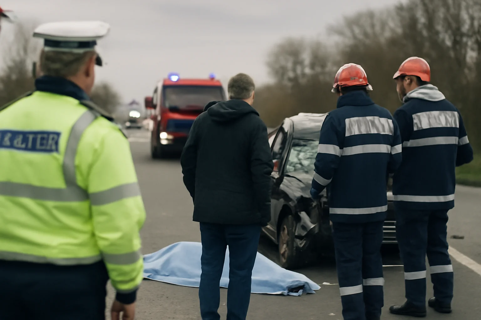 Bărbat decedat într-un grav accident rutier