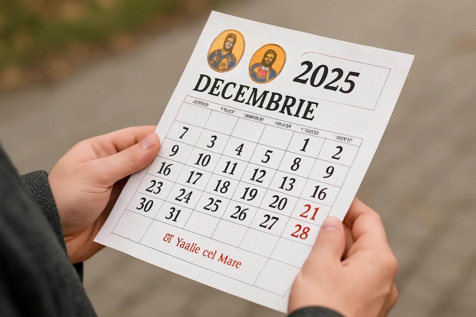 Calendar ortodox – 2025-12-31