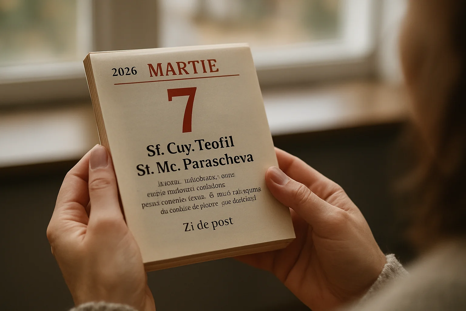 Calendar ortodox – 2026-03-07