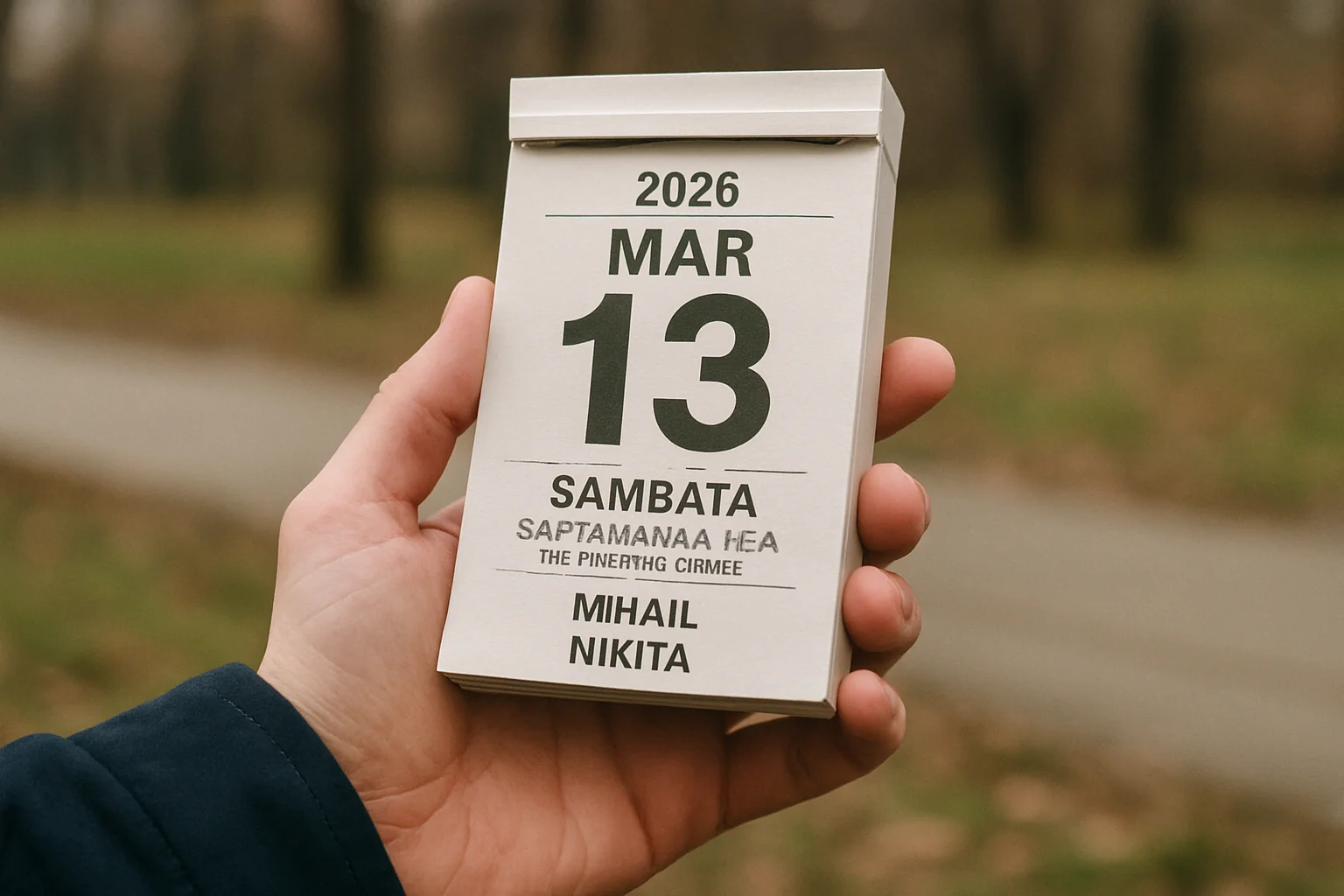 Calendar ortodox – 2026-03-13