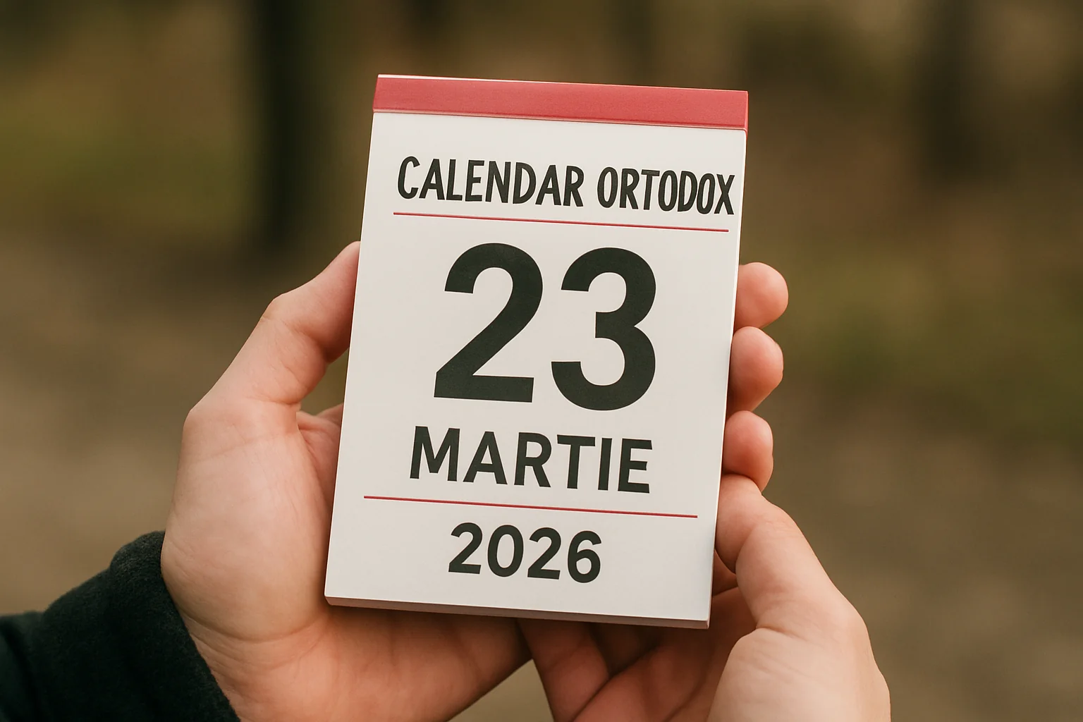 Calendar ortodox – 2026-03-23