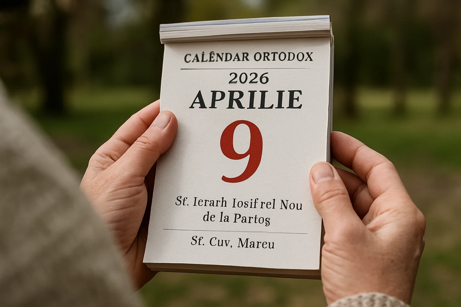 Calendar ortodox – 2026-04-09