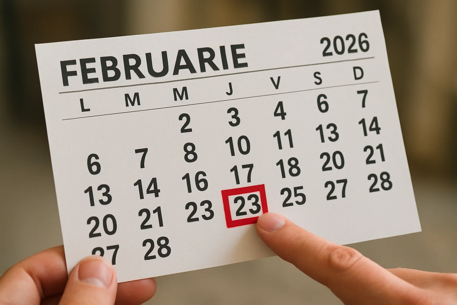 Calendar ortodox – 23 februarie 2026