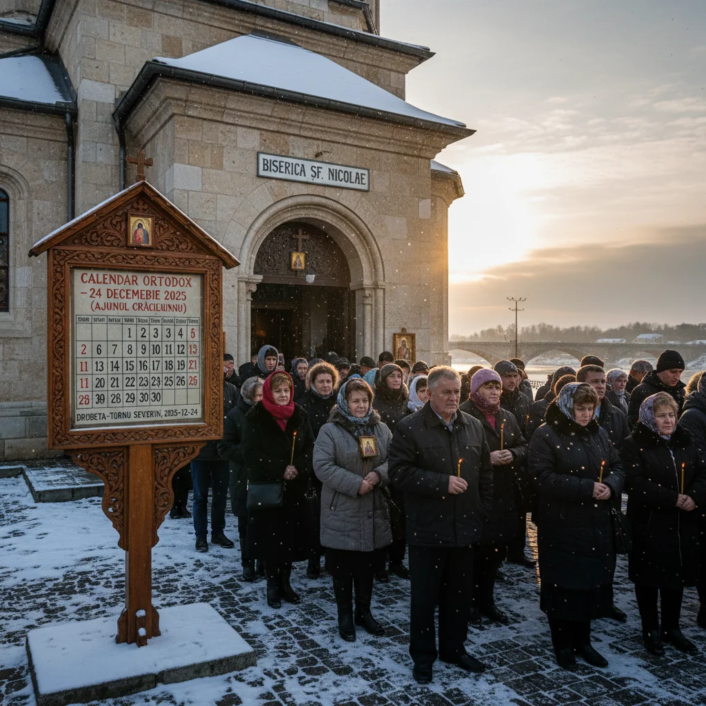 Calendar ortodox – 24 decembrie 2025 (Ajunul Crăciunului) — Drobeta-Turnu Severin, 2025-12-24