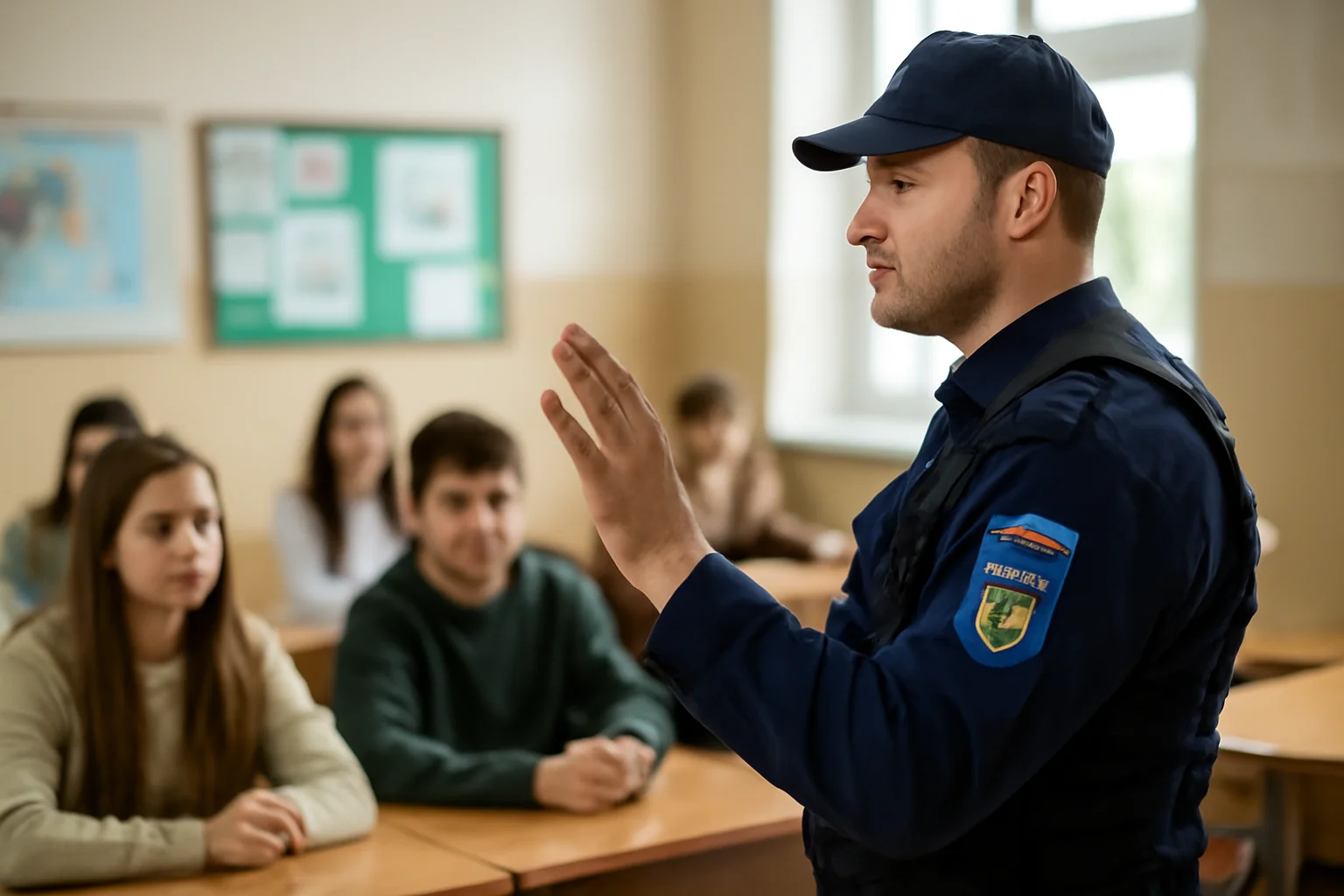 Campanie a jandarmilor pentru educație fără violență în școlile din comunitate