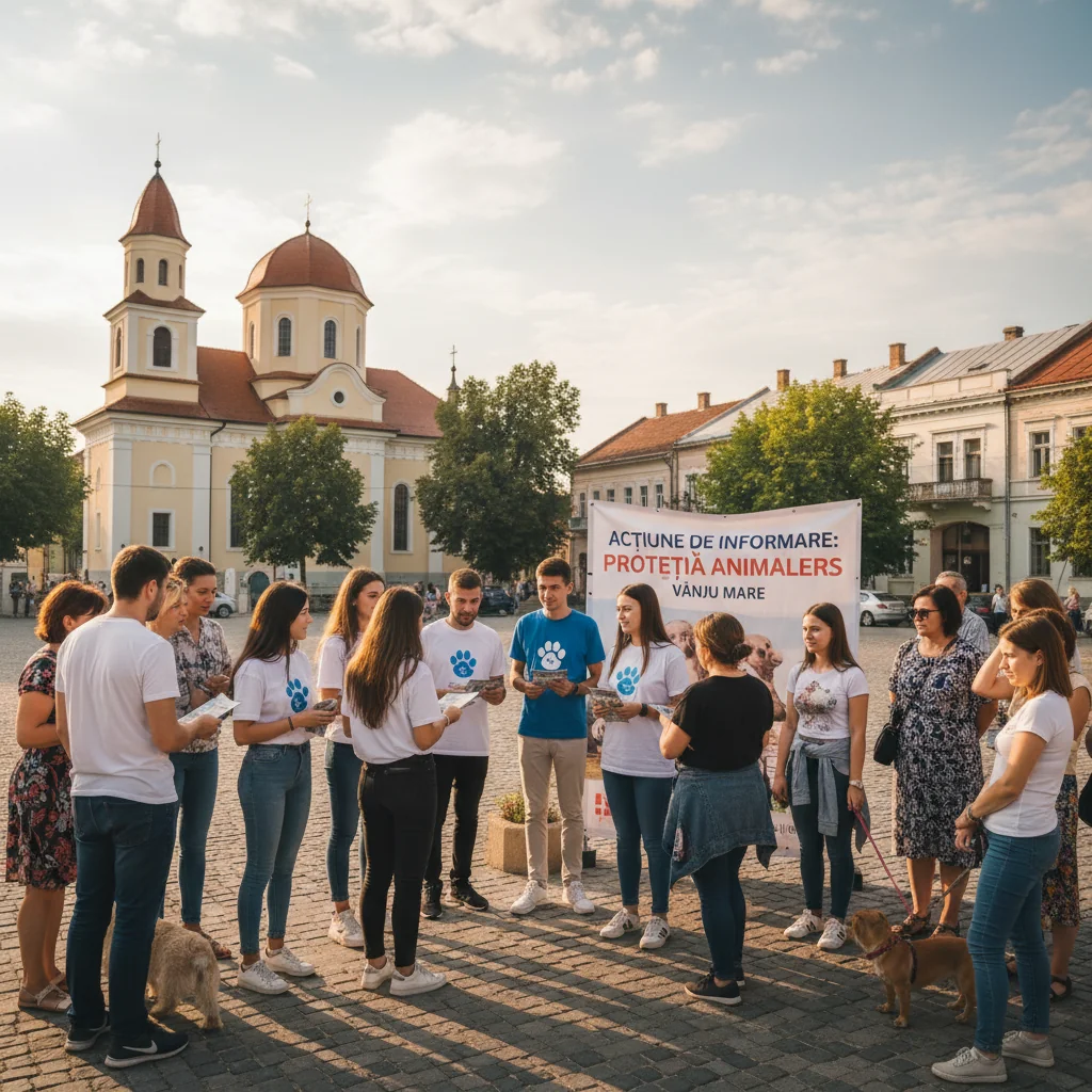 Campanie de informare pentru protecția animalelor în zona Vânju Mare
