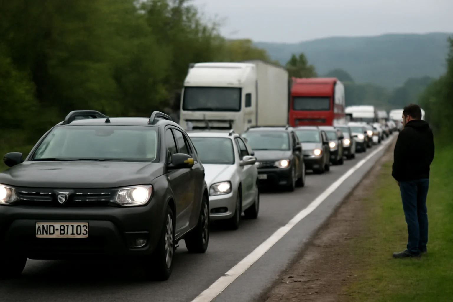 circulație oprită între localitățile Cornea și Domașnea