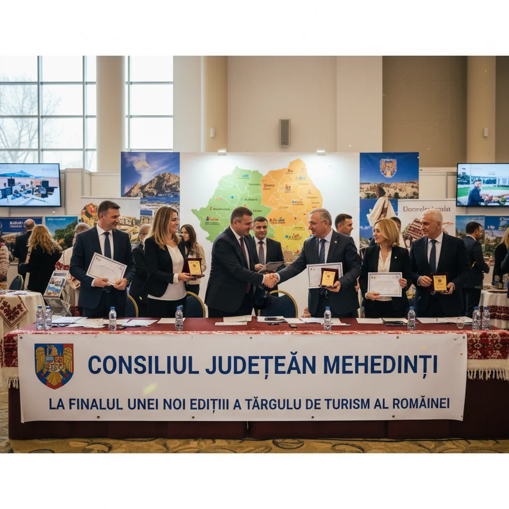 Consiliul Județean Mehedinți încheie o nouă participare la Târgul de Turism al României