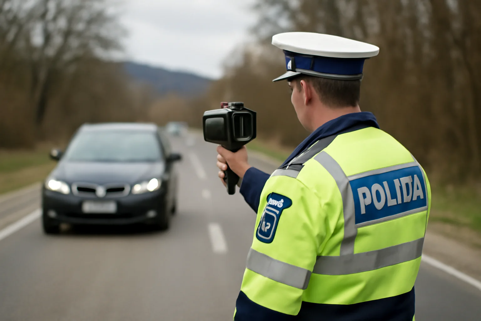 Controale intensificate ale poliției rutiere la Drobeta Turnu-Severin pentru limitarea vitezei