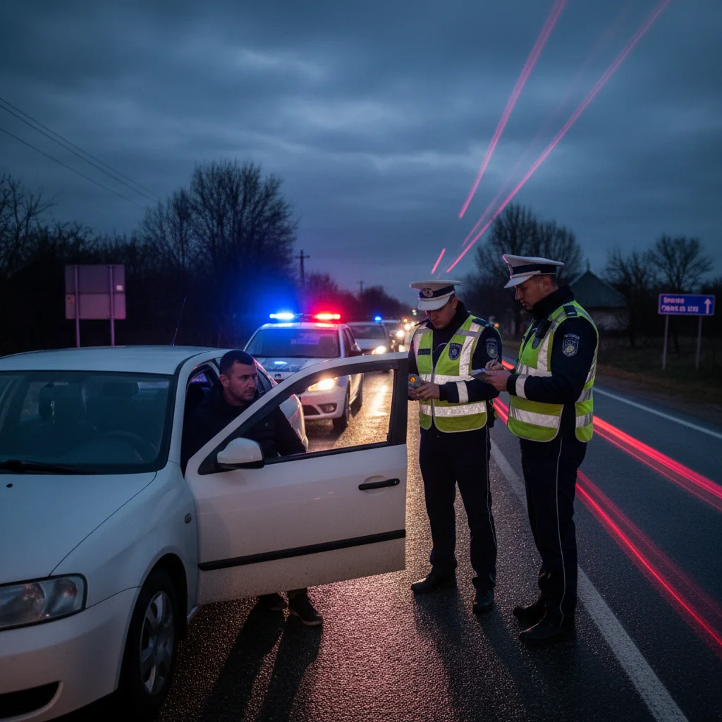 Controale rutiere la Drobeta-Turnu Severin: șoferi băuți depistați și permise suspendate în Mehedinți