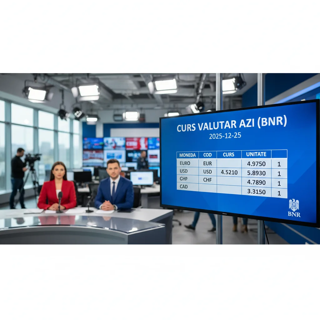 Curs valutar azi (BNR) – 2025-12-25