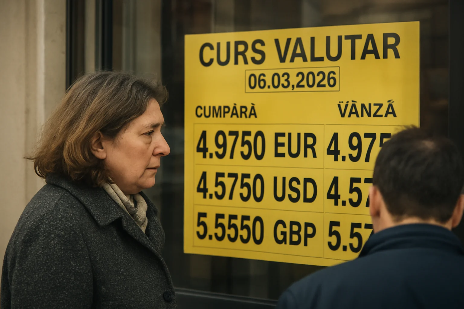 Curs valutar azi (BNR) – 2026-03-06