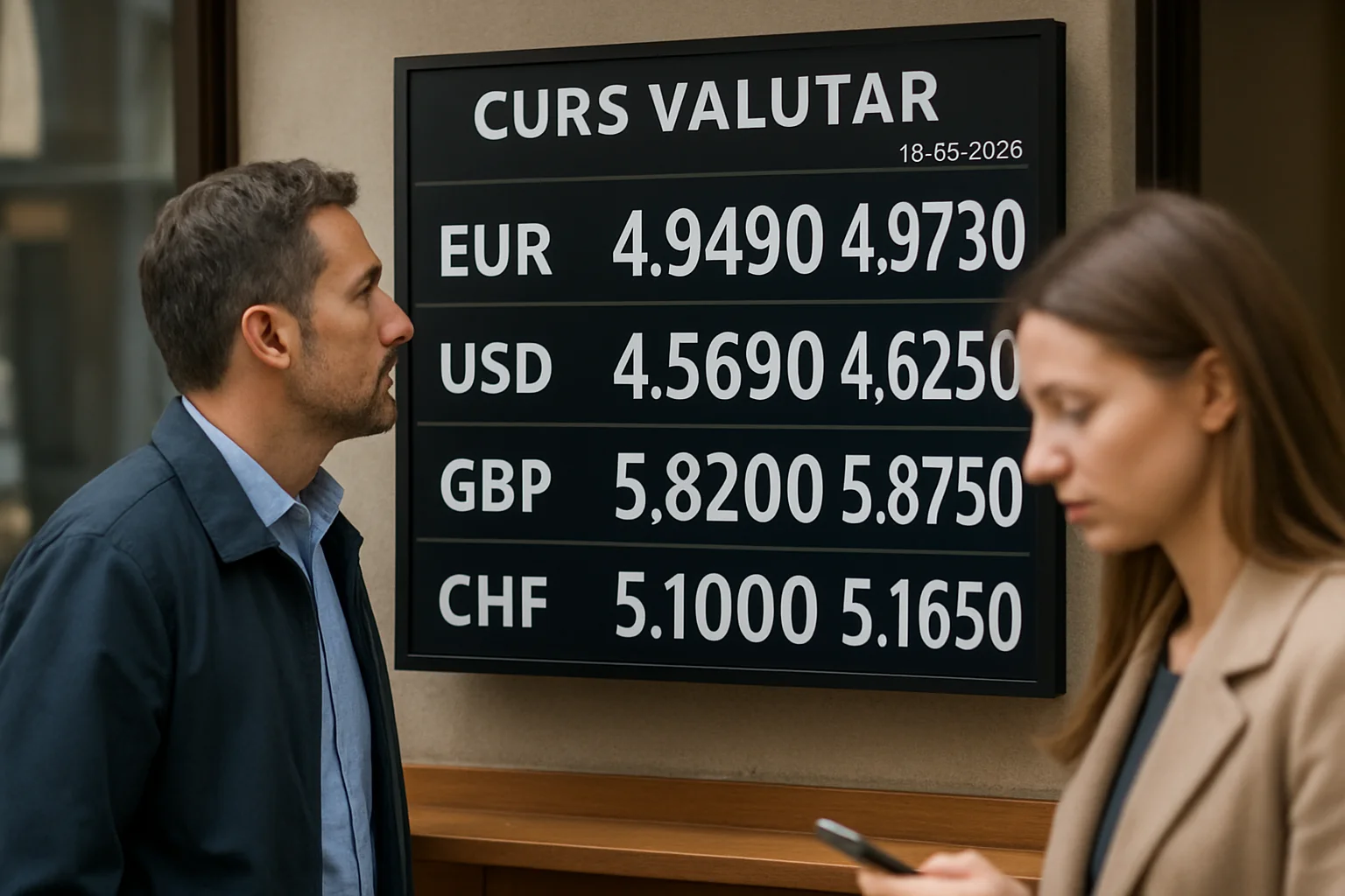 Curs valutar azi (BNR) – 2026-05-18