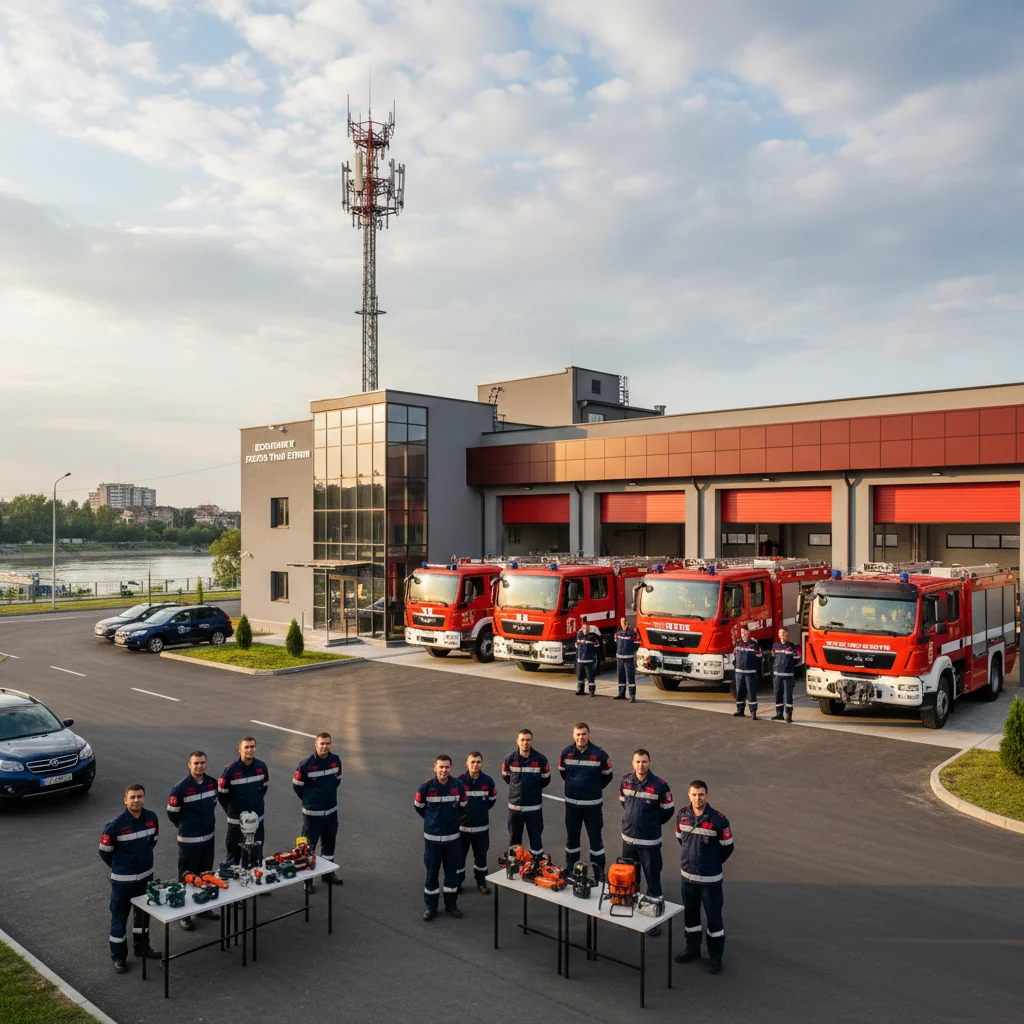 Detașamentul de Pompieri Drobeta Turnu Severin, modernizare completă și echipamente noi