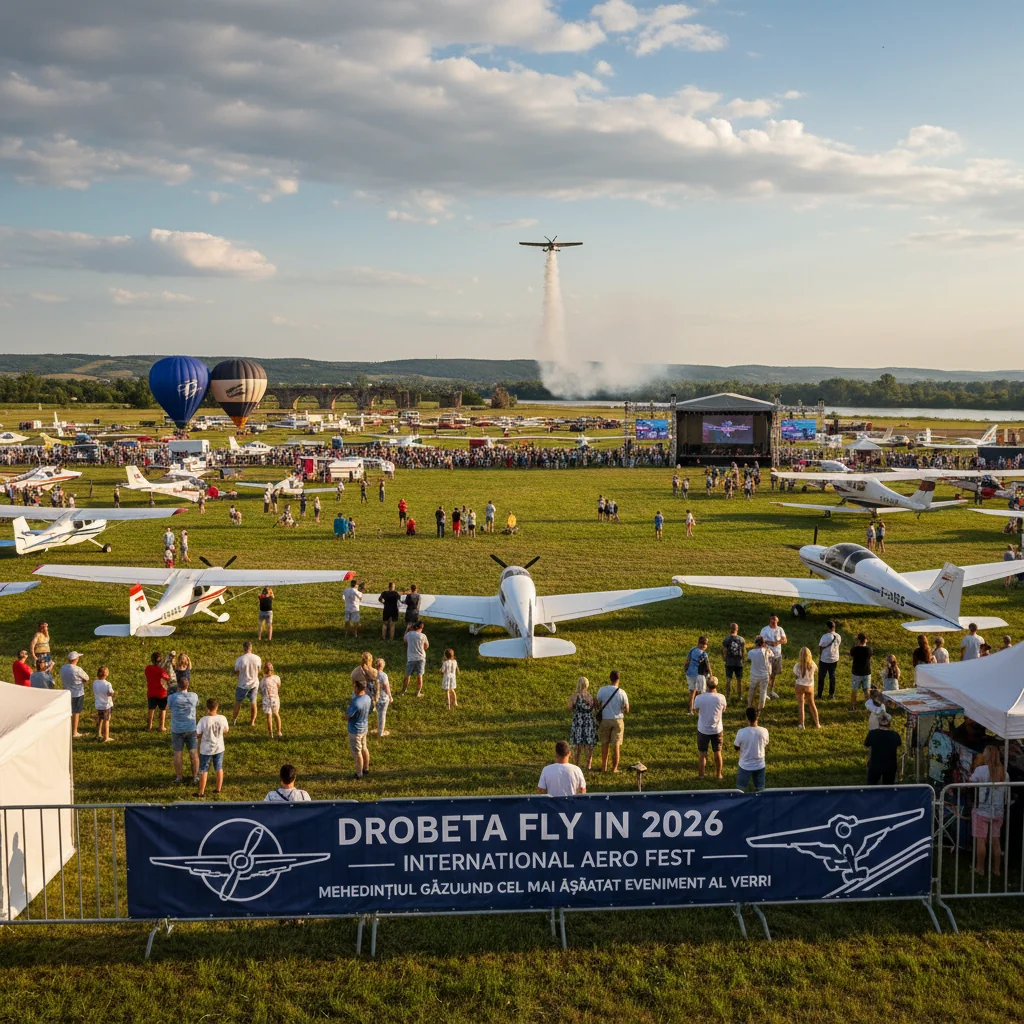 Drobeta Fly In 2026 – Festivalul aerian de neratat din Mehedinți
