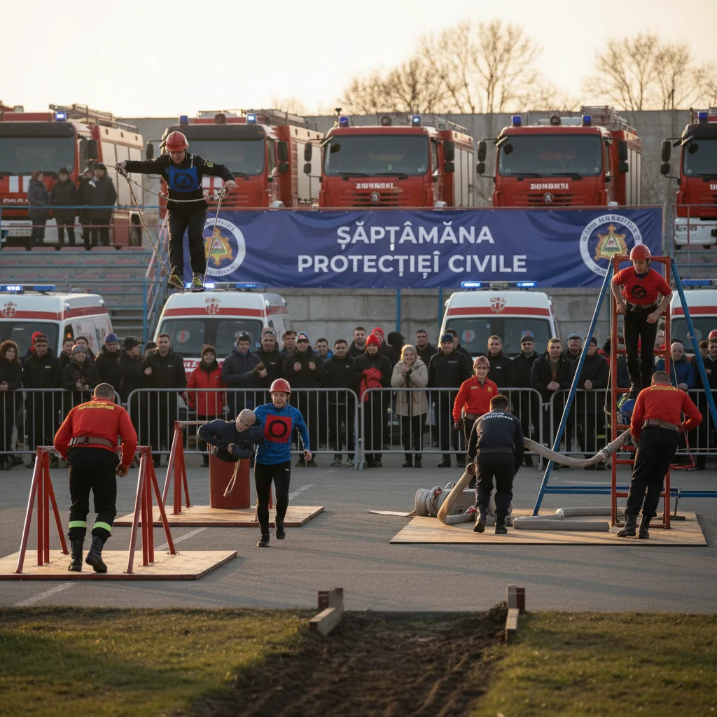 Evenimente sportive la ISU Mehedinți cu prilejul Săptămânii Protecției Civile