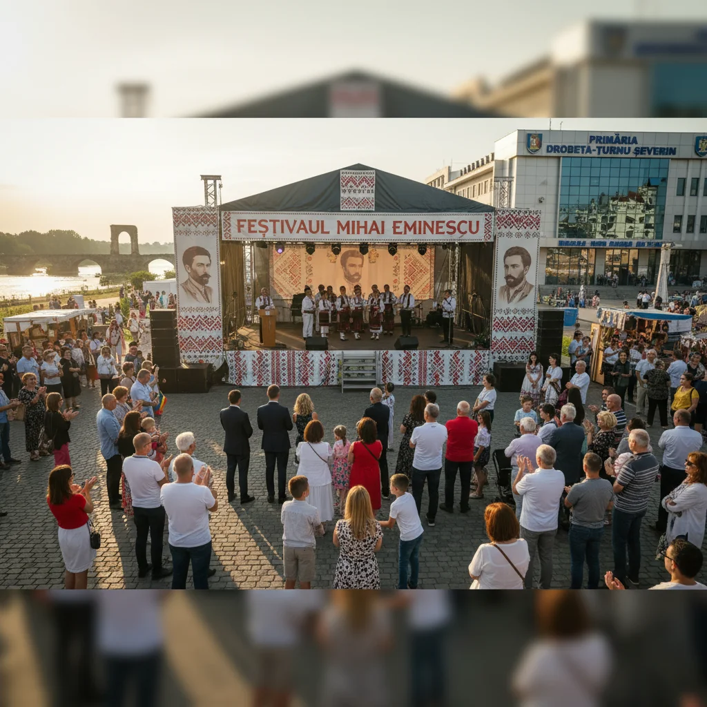 Festivalul „Mihai Eminescu” aduce literatura în prim‑plan la Drobeta‑Turnu Severin și în județele Mehedinți și Caraș‑Severin