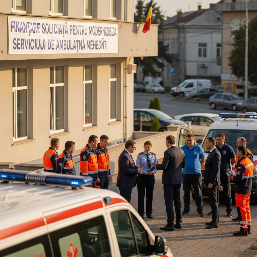 Finanțare cerută pentru modernizarea Serviciului de Ambulanță Mehedinți