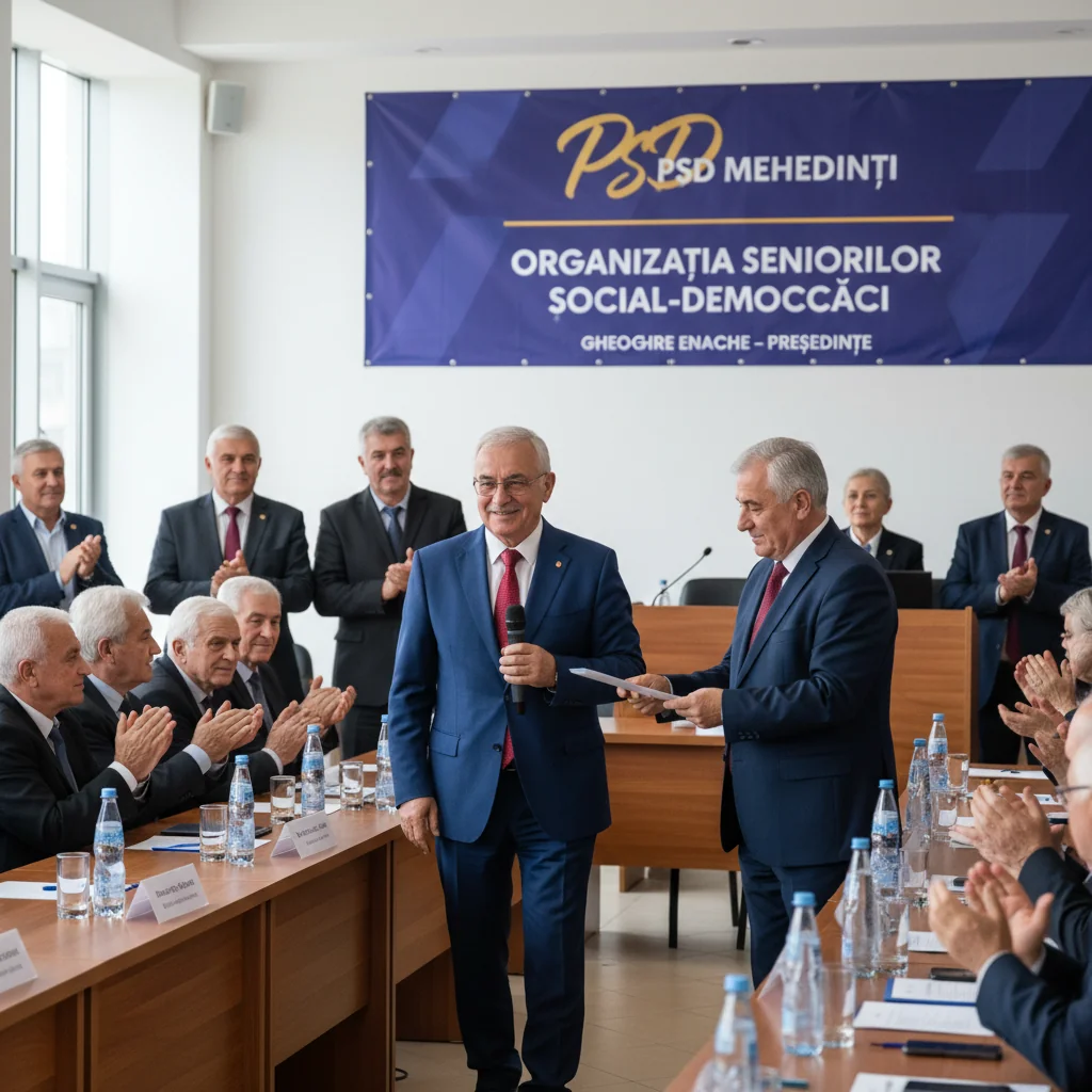 Gheorghe Enache, președinte OSSD Seniori