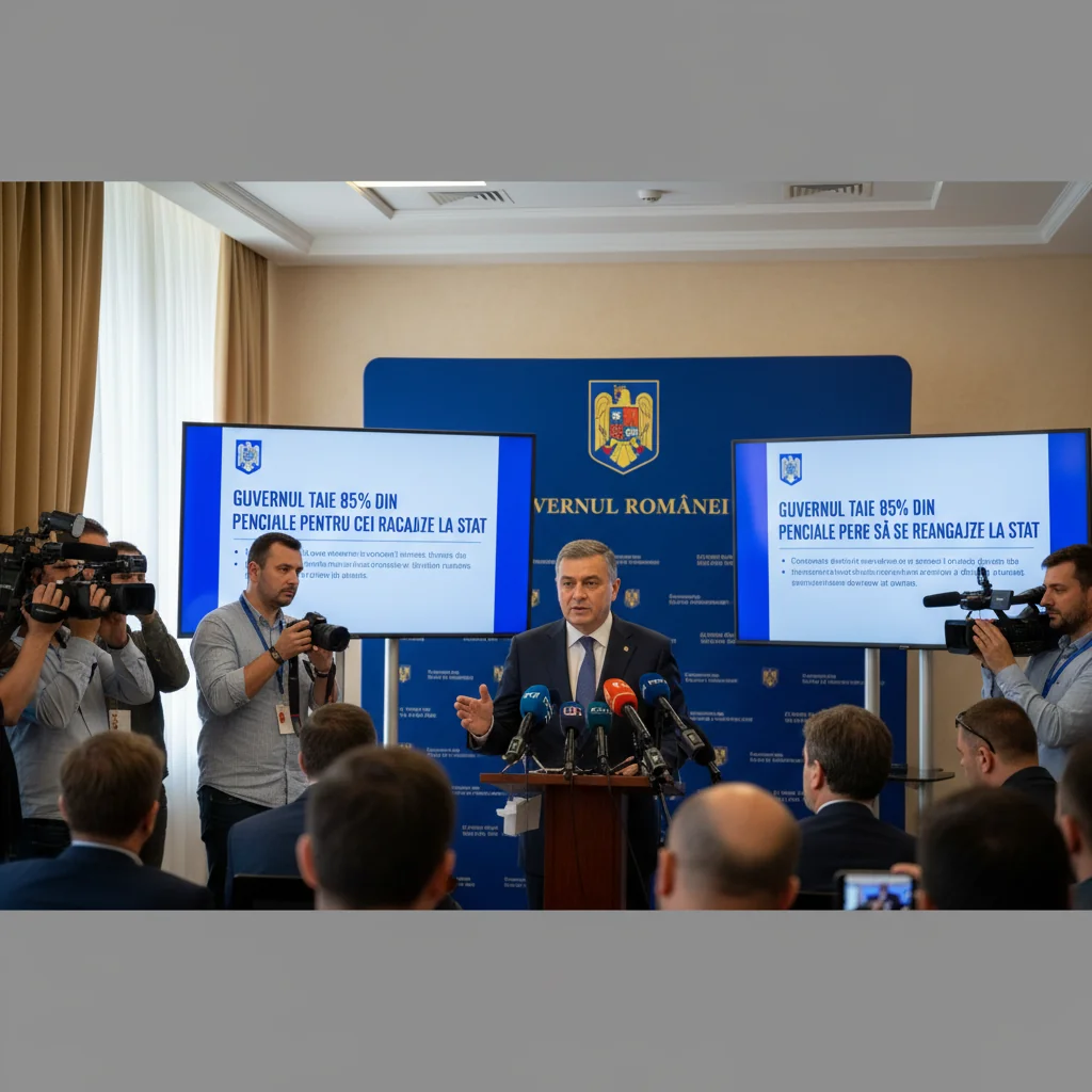 Guvernul reduce cu 85% pensiile speciale pentru pensionarii care revin în sectorul public