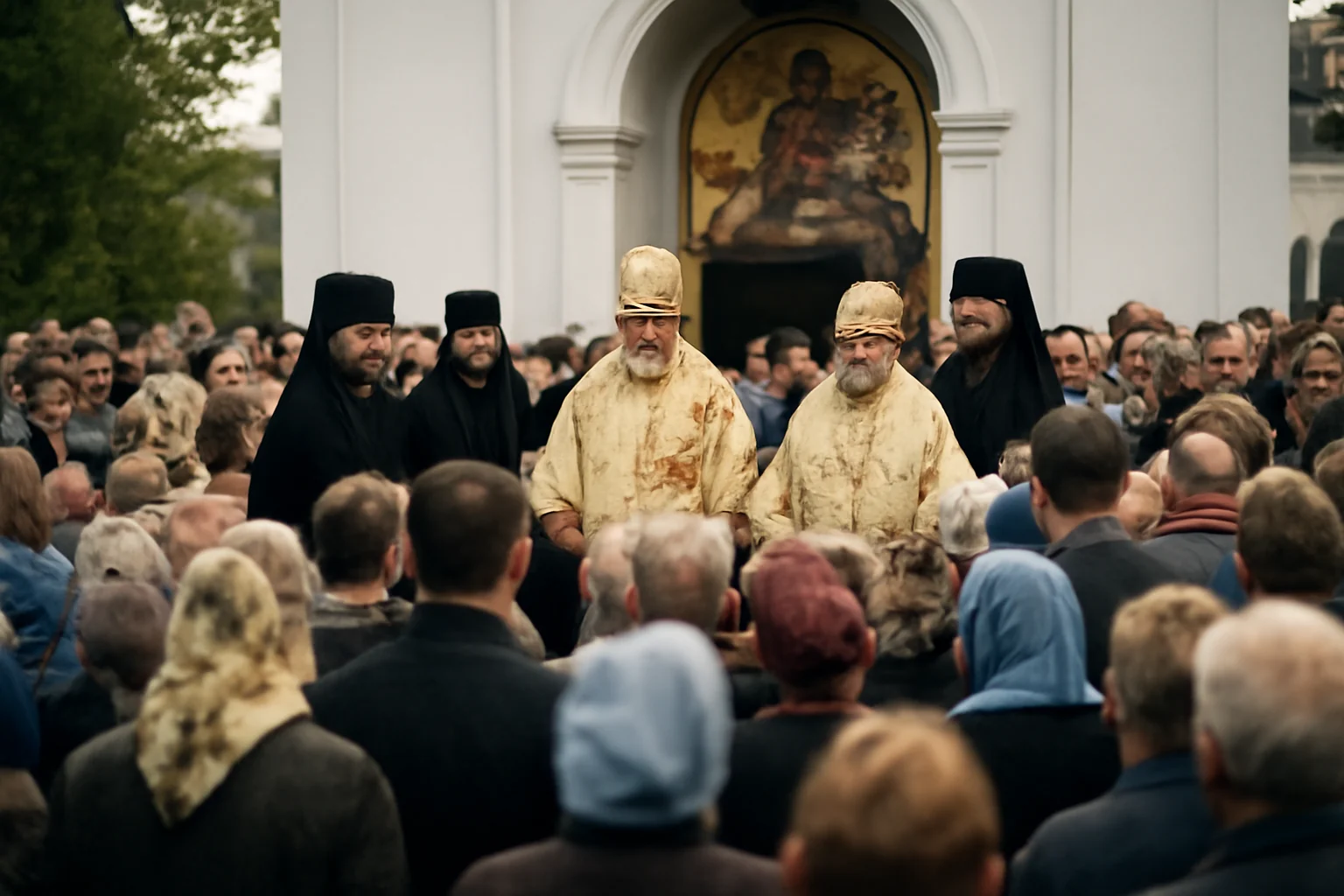 Hramul bisericii Sfântul Mare Mucenic Gheorghe a unit credincioși