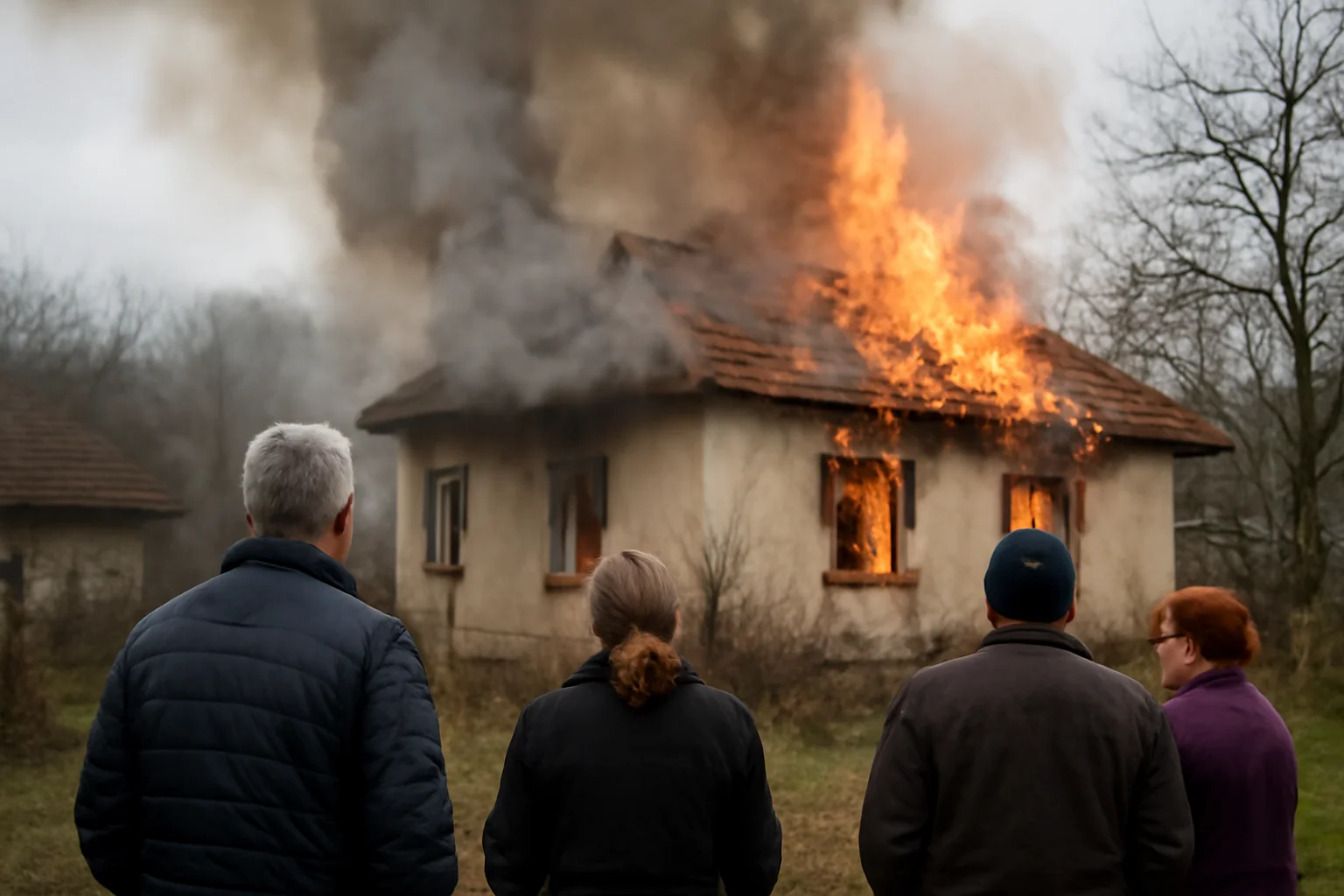 Incendiu la o locuință din Ilovăț, lângă Drobeta Turnu-Severin, provocat de o sobă