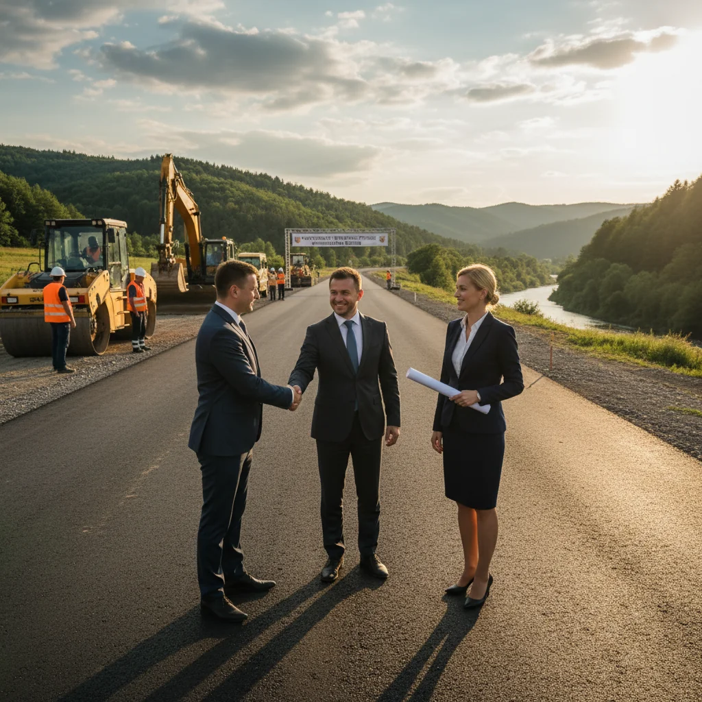 Infrastructura rutieră din sud-vestul țării beneficiază de un parteneriat strategic