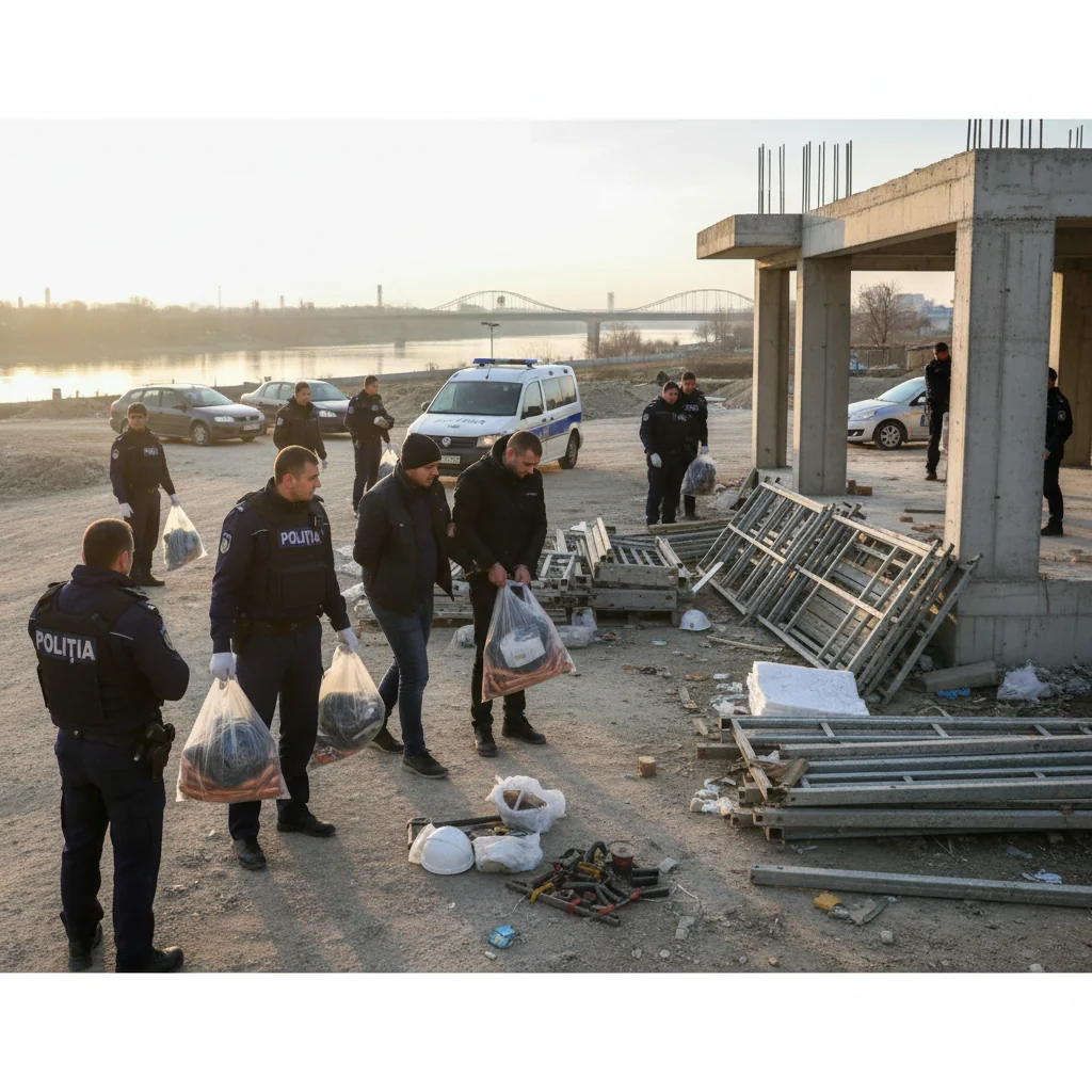 Operațiune a poliției din Drobeta Turnu-Severin privind furturi din construcții