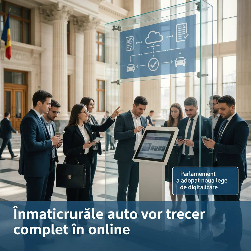Parlamentul aprobă legea digitalizării auto în România