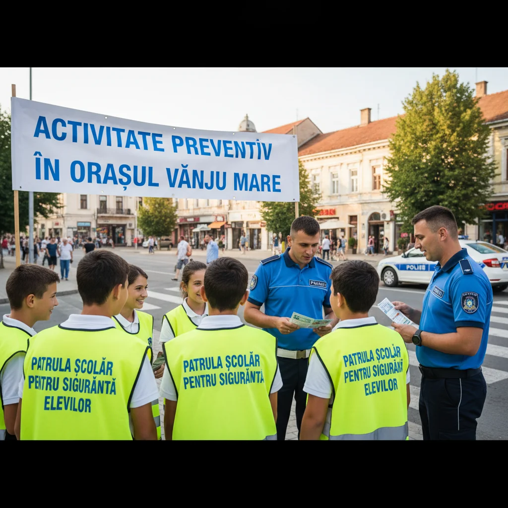 Patrula Școlară din Vânju Mare Asigură Siguranța Elevilor prin Activități Preventive