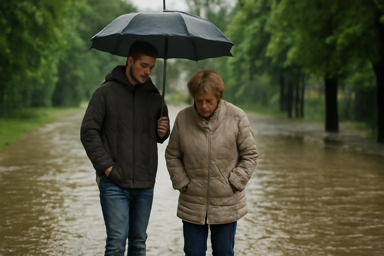 Ploi abundente la Drobeta Turnu-Severin: avertizare meteo și acumulări de apă în Mehedinți