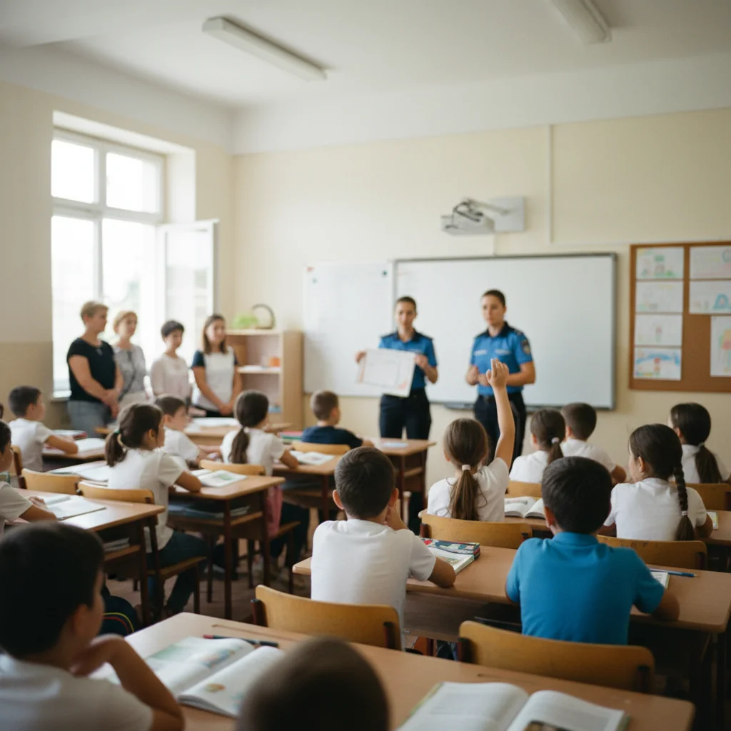 Poliția Mehedinți a desfășurat activități preventive în școli