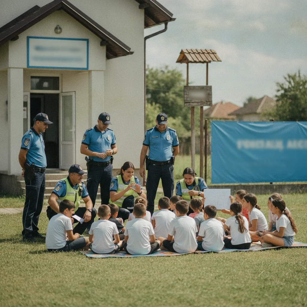 Poliția Mehedinți a prevenit bullying-ul la Tabăra de acasă