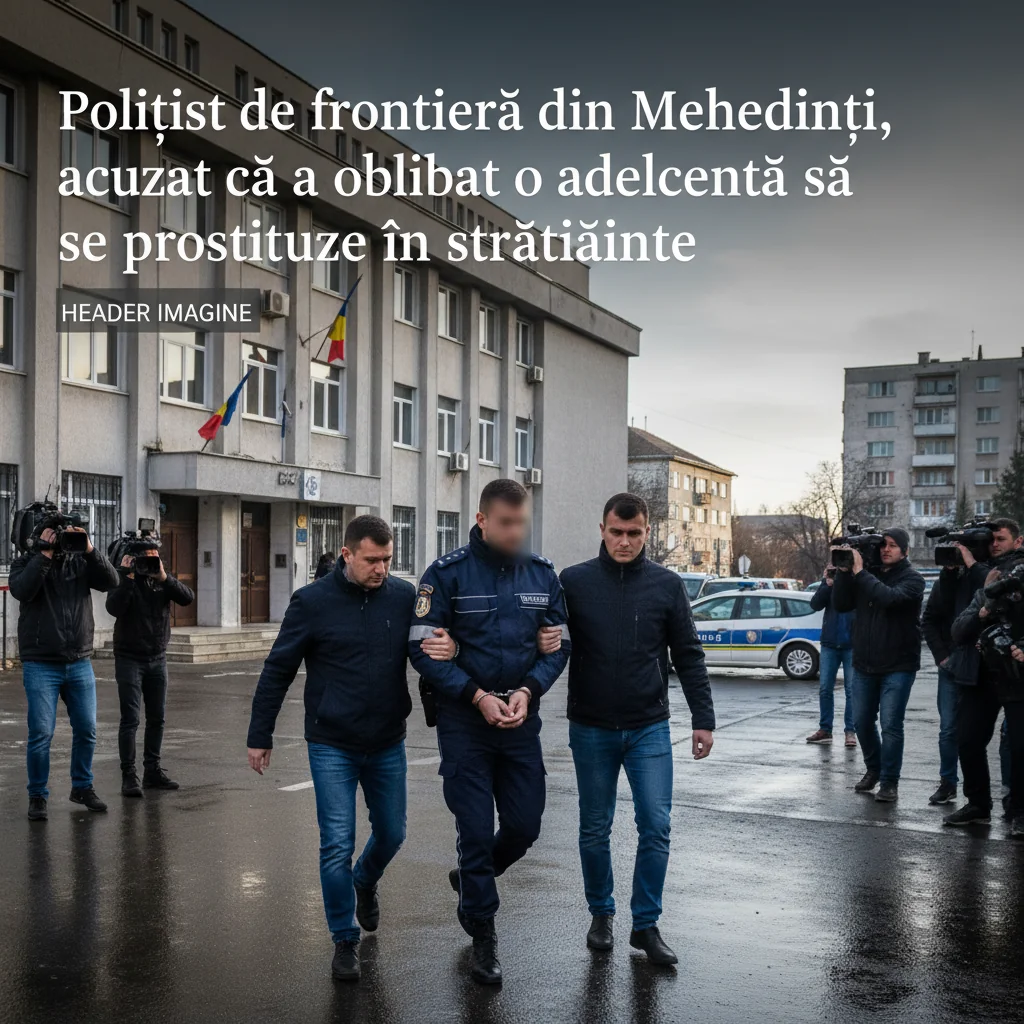 Polițist de frontieră din Drobeta Turnu-Severin, reținut după acuzații de proxenetism asupra unei adolescente