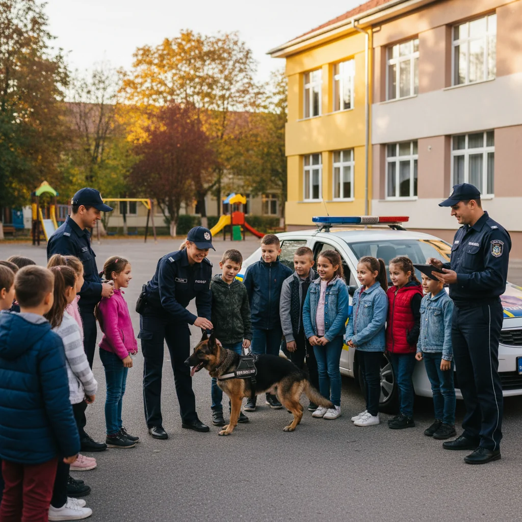 Polițiștii din Mehedinți derulează măsuri speciale pentru sporirea siguranței în unitățile de învățământ