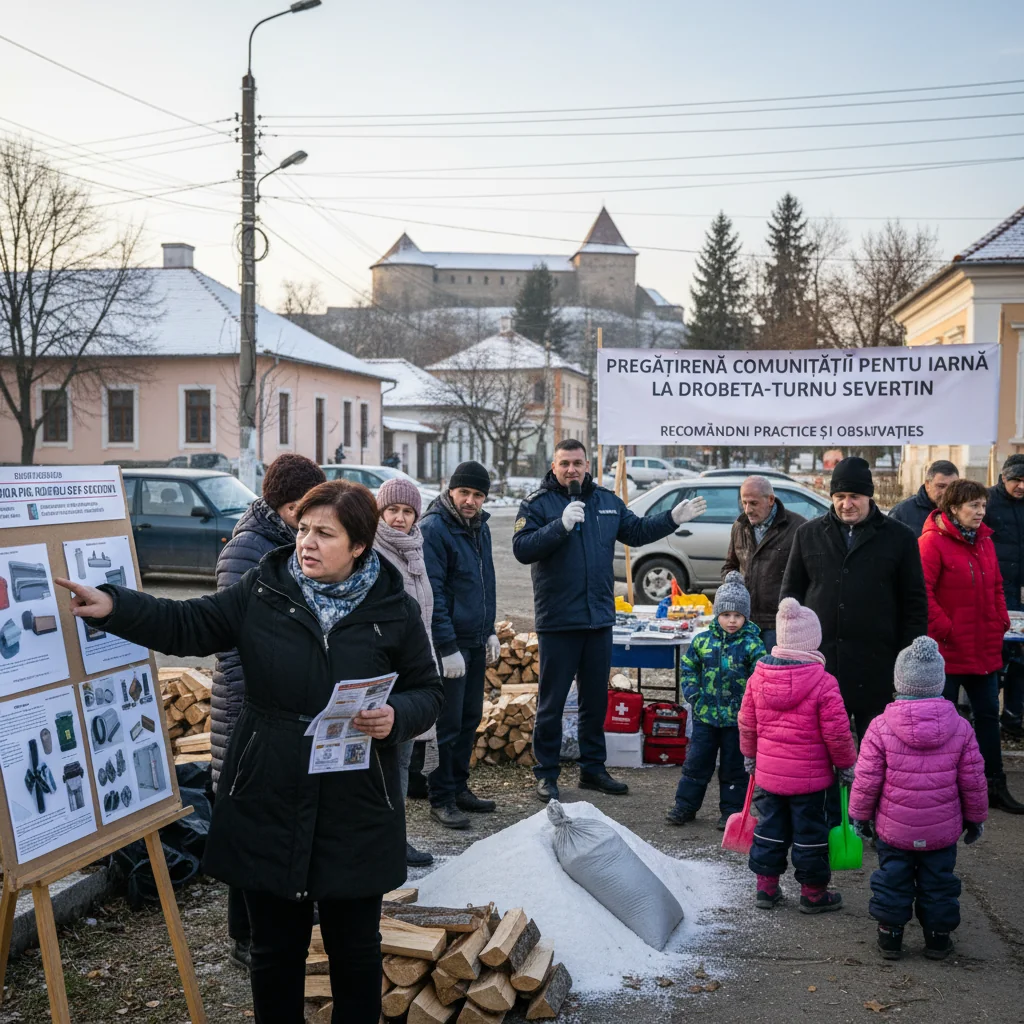 Pregătirea comunității pentru iarnă la Drobeta-Turnu Severin: recomandări practice și observații