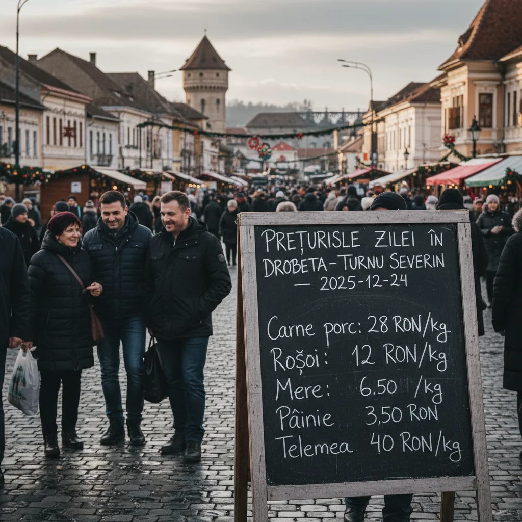 Prețurile zilei în Drobeta-Turnu Severin – 2025-12-24
