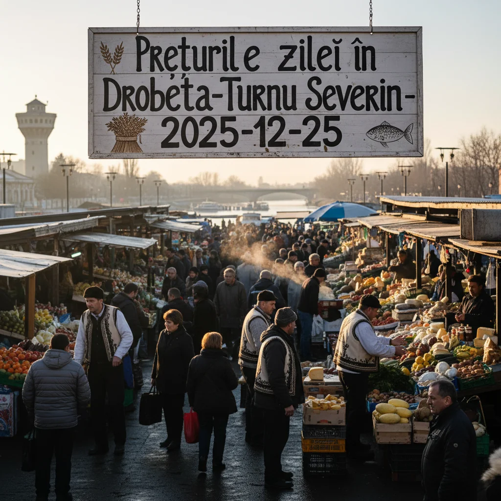 Prețurile zilei în Drobeta-Turnu Severin – 2025-12-25