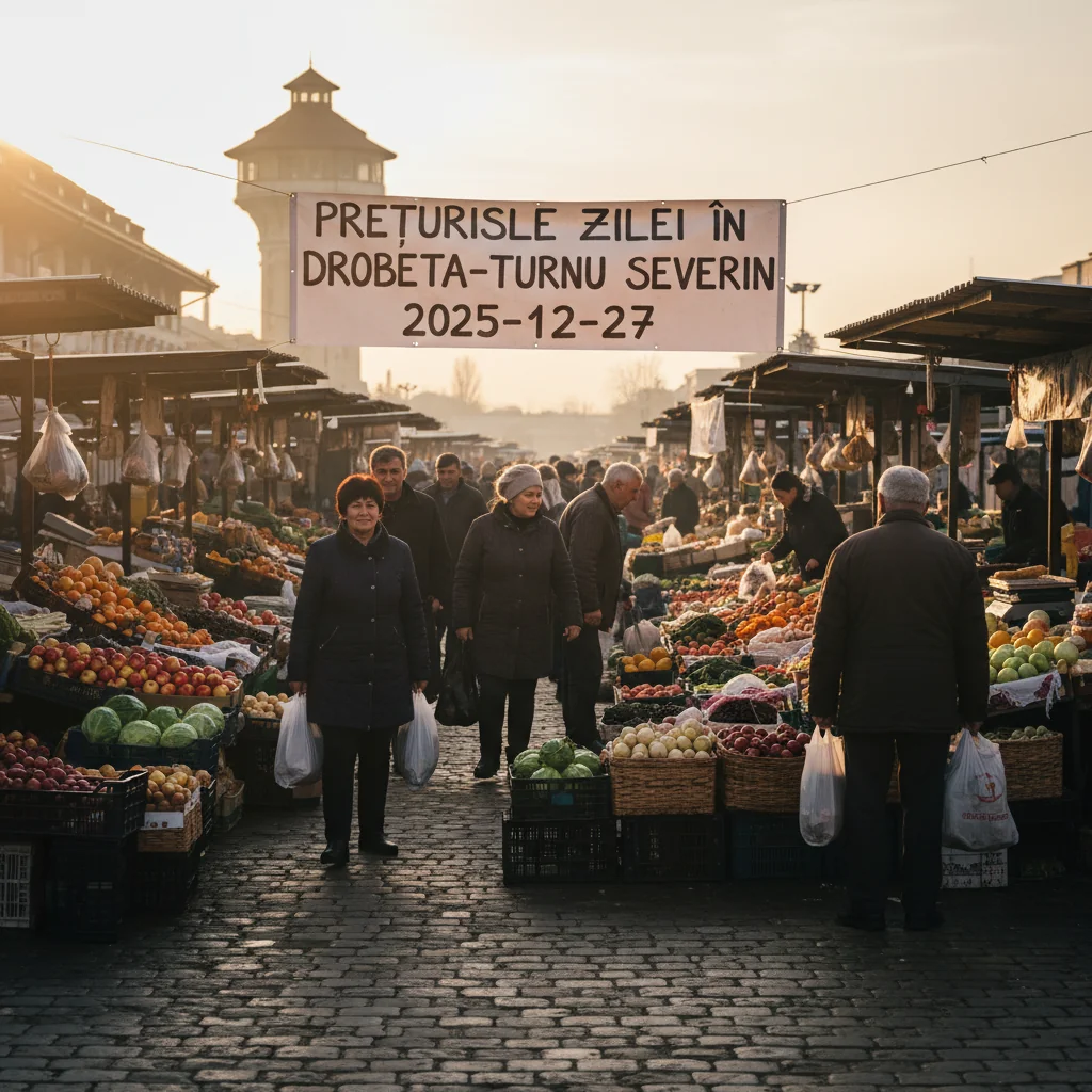 Prețurile zilei în Drobeta-Turnu Severin – 2025-12-27