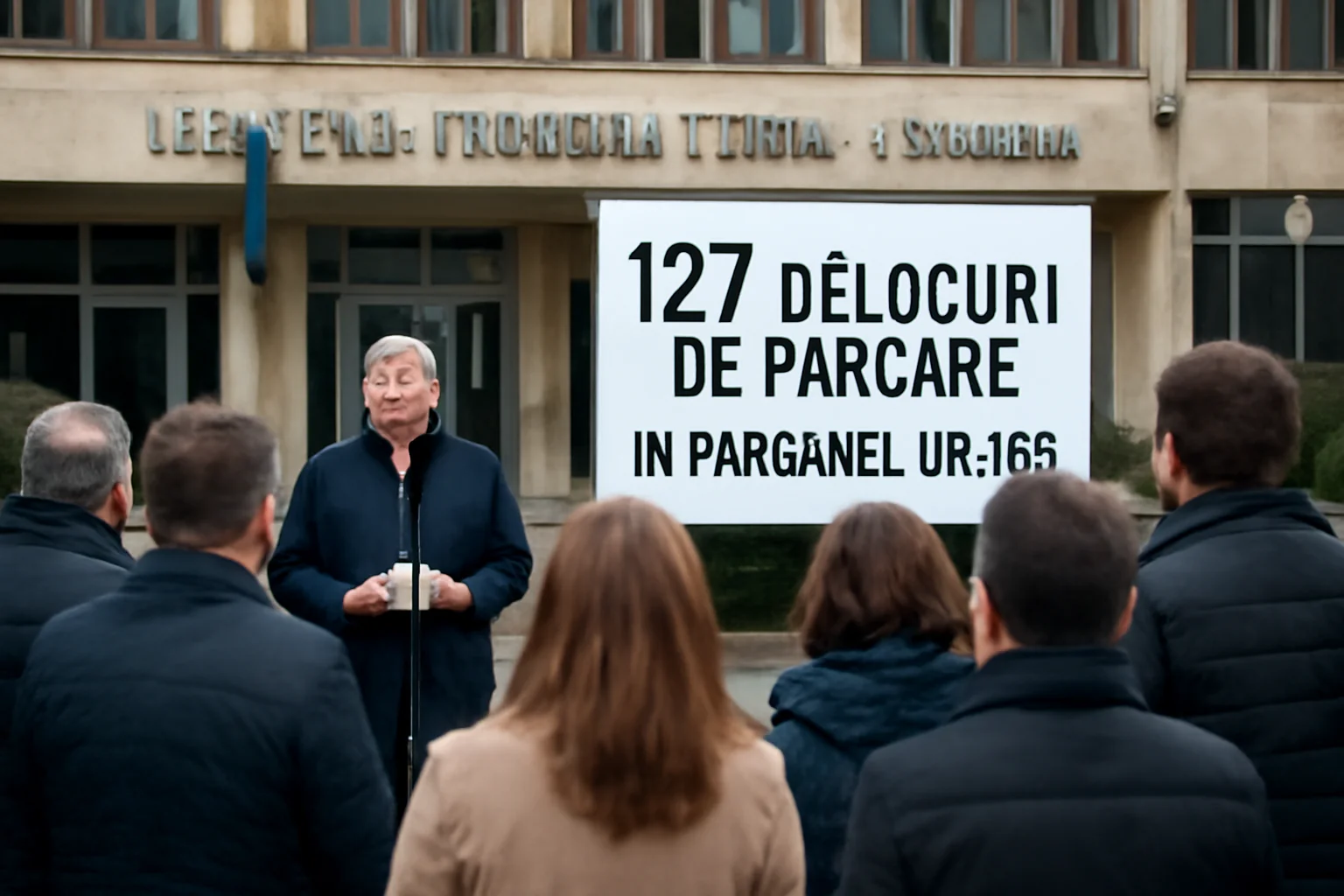 Procedură anunțată pentru 127 de locuri de parcare în parcarea nr. 165 din Drobeta Turnu-Severin