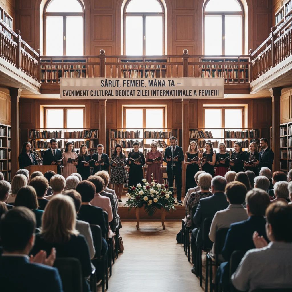 program special de 8 Martie la Biblioteca Județeană