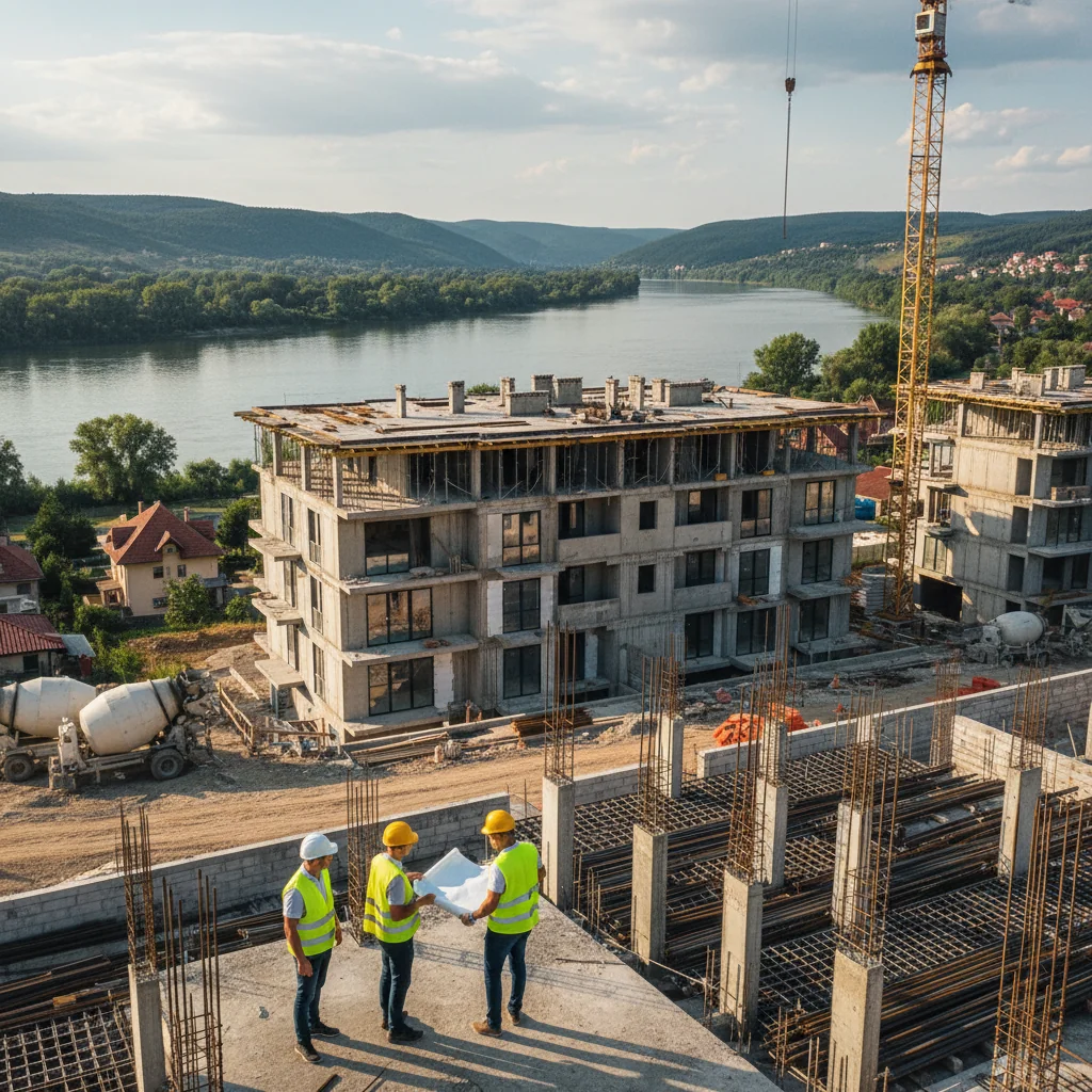 Progres la proiectul rezidențial nZEB din Orșova