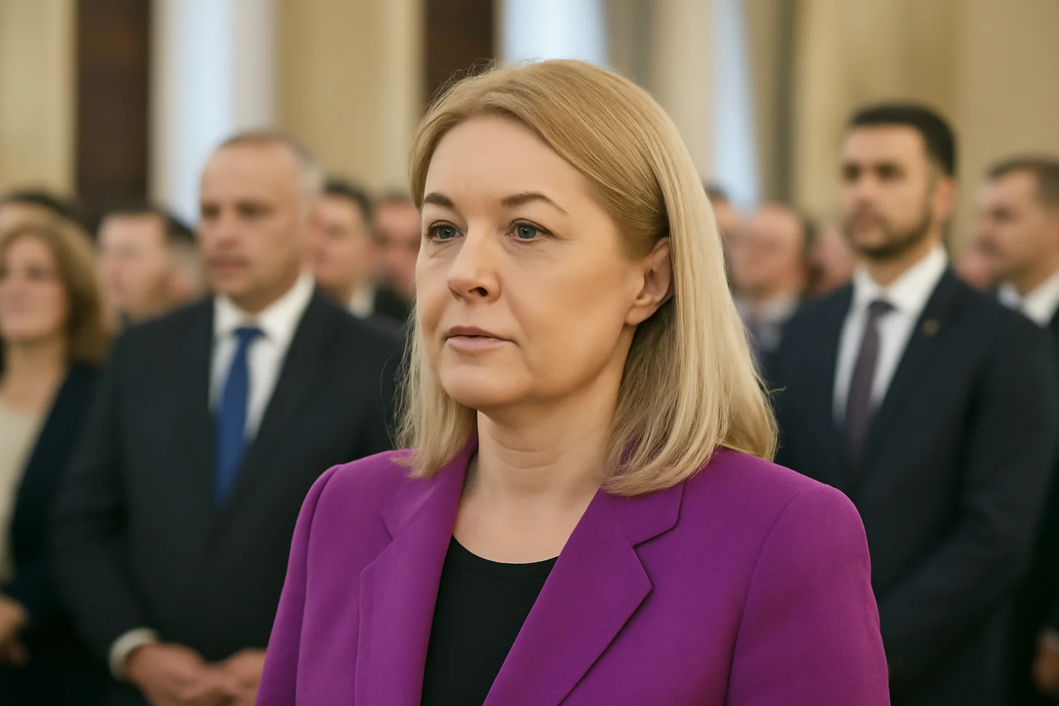 Ramona Cupă participă la recepția de Ziua Națională la Palatul Cotroceni